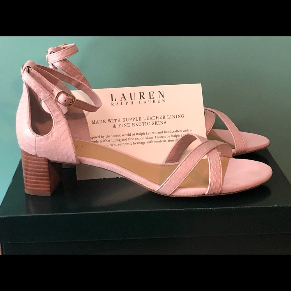 Lauren by Ralph Lauren Folly II Heeled Sandal - Picture 3 of 3